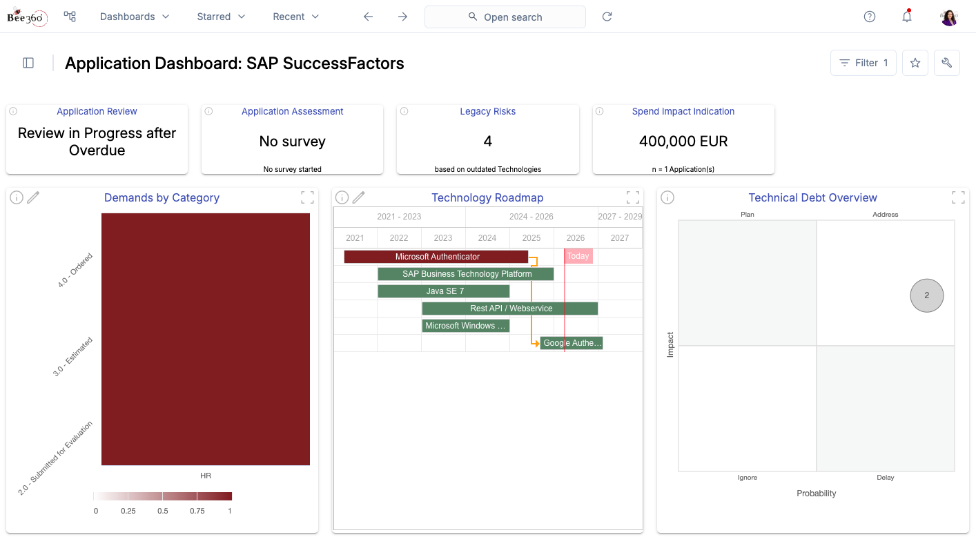 Application Management screenshot